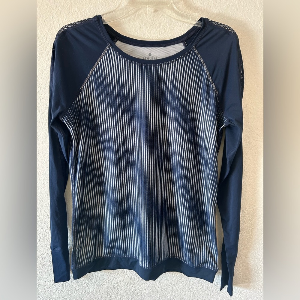Athleta Long Sleeve Workout Top SZ‎ S